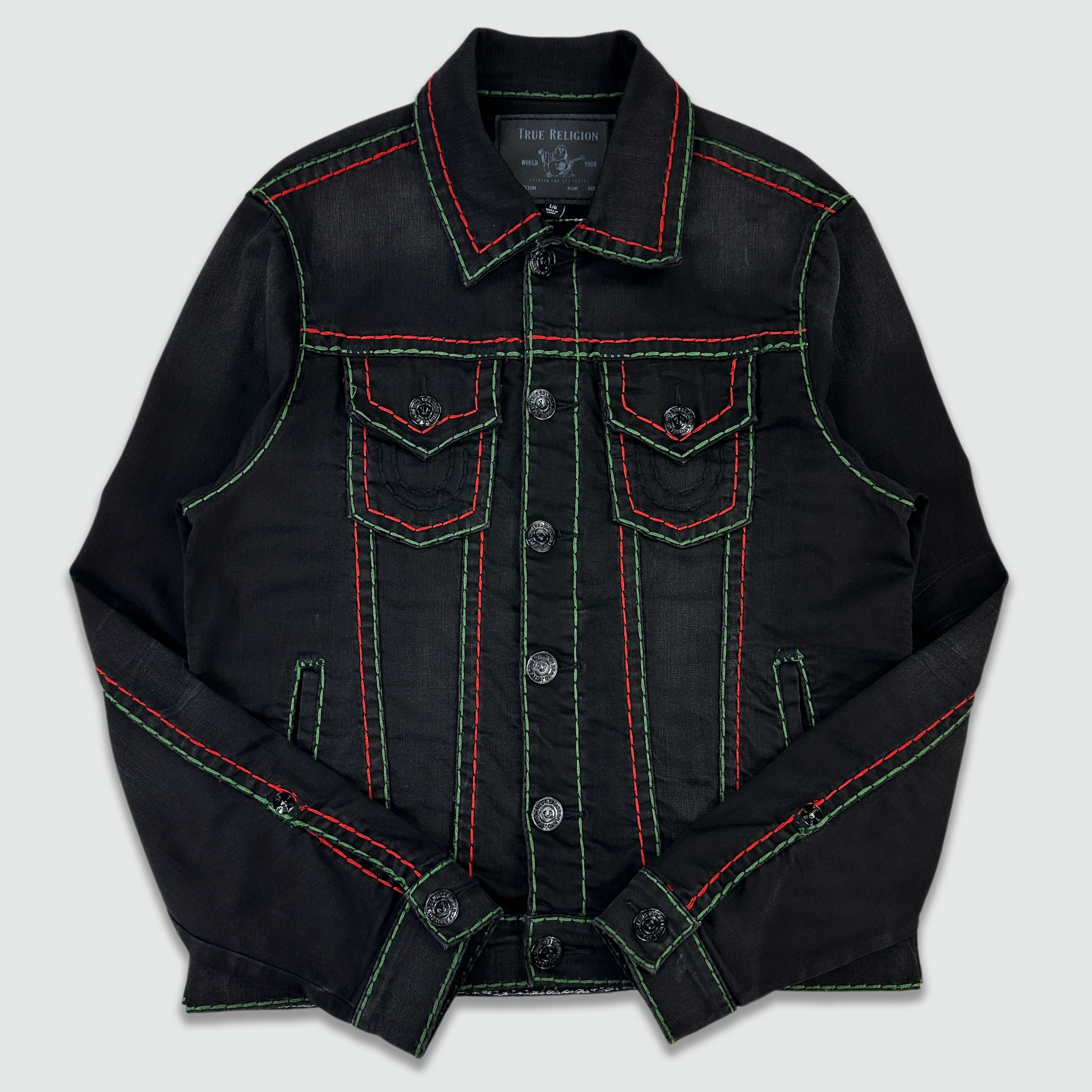 True Religion Big Stitch Denim Jacket (L)