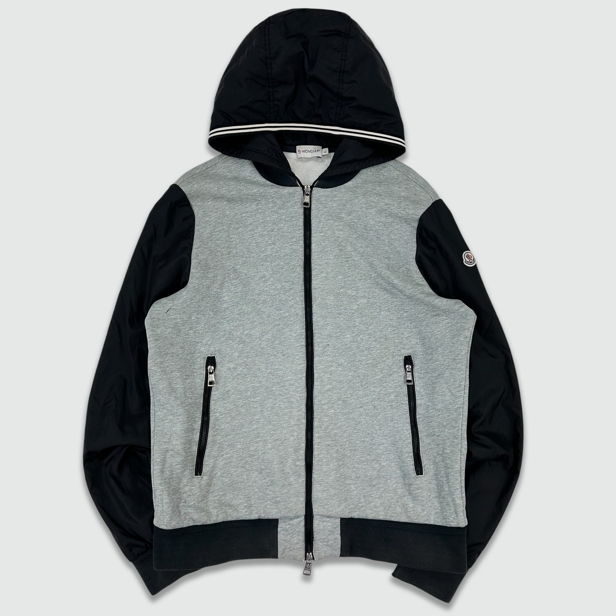 Moncler Double Zip Nylon Hoodie (M/L)