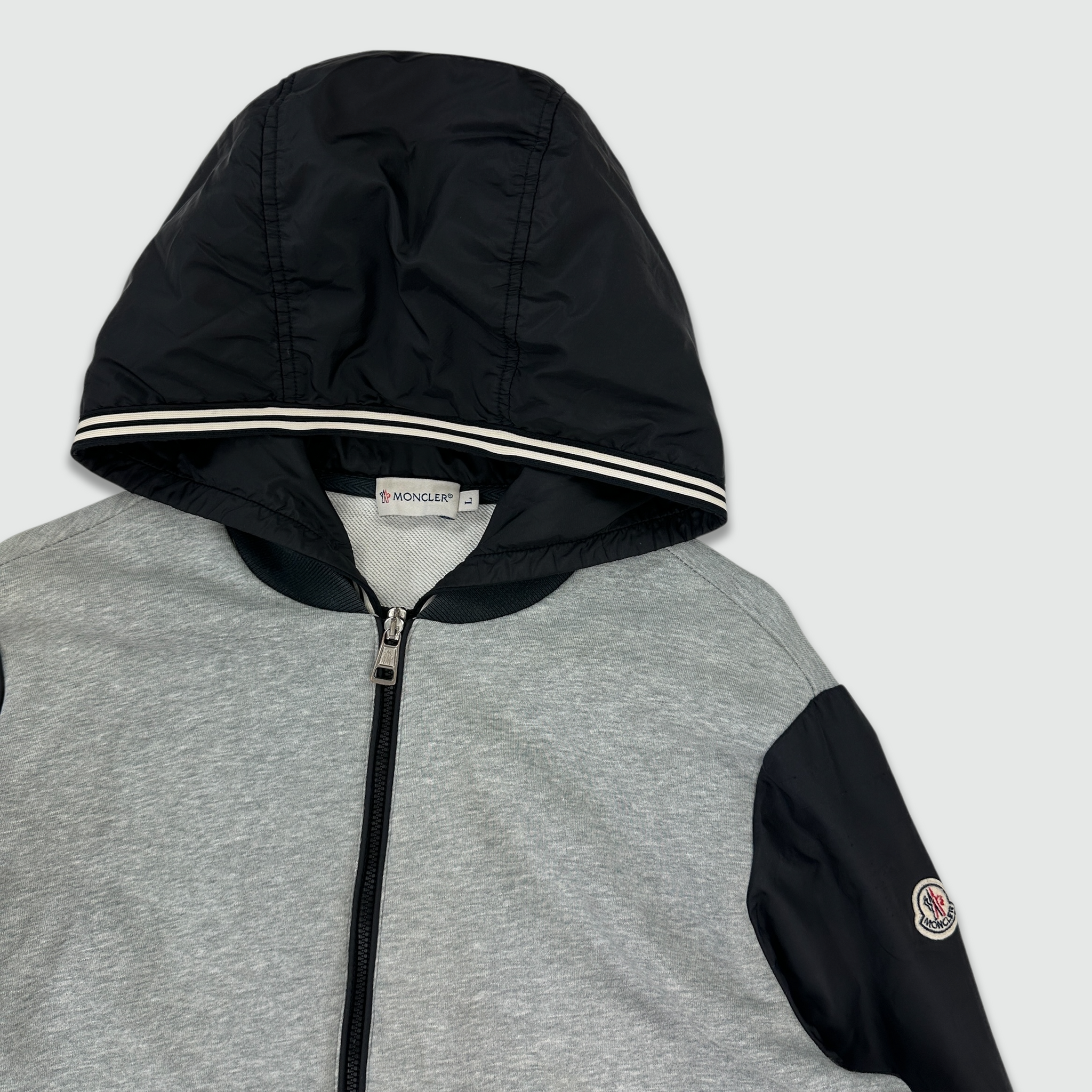 Moncler Double Zip Nylon Hoodie (M/L)