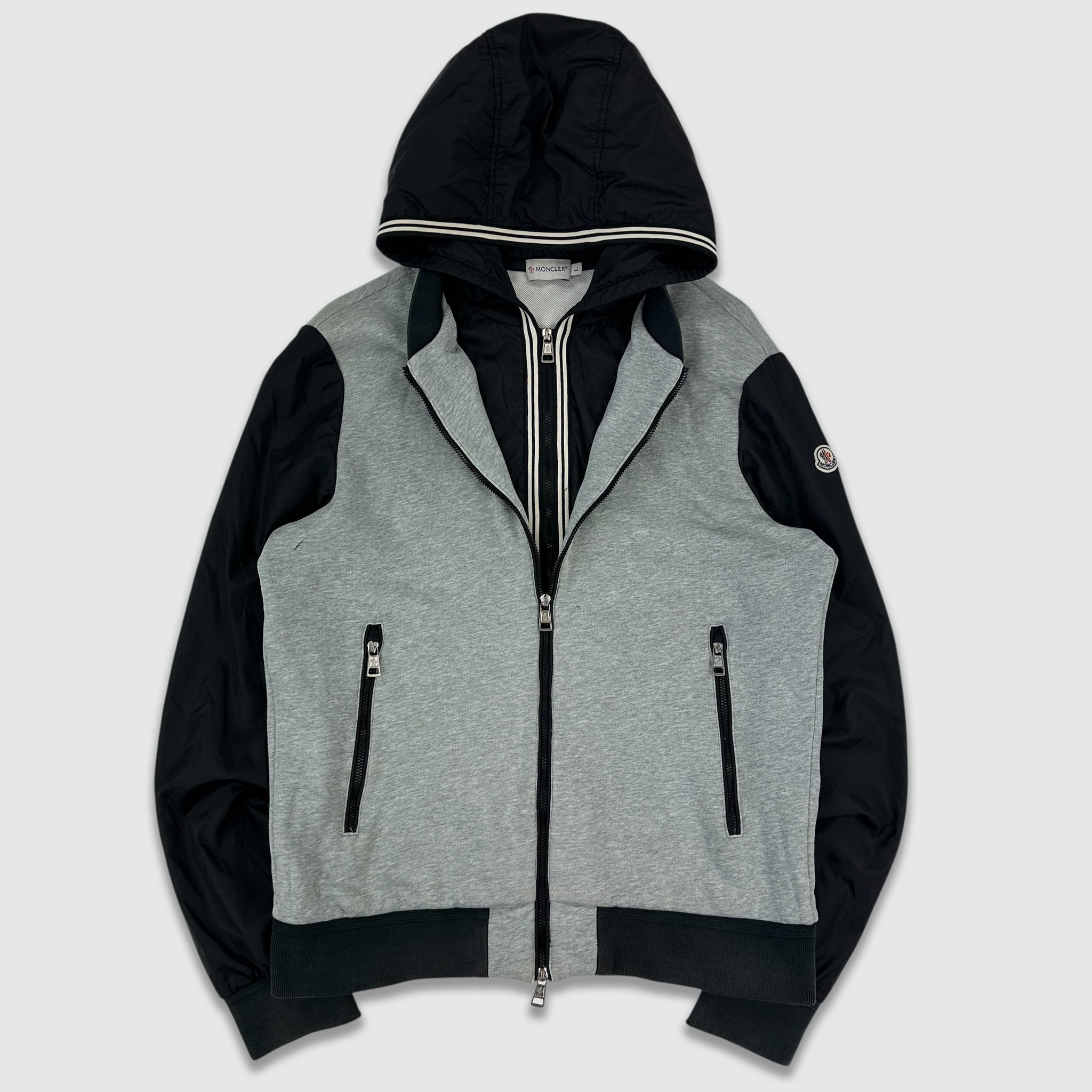 Moncler Double Zip Nylon Hoodie (M/L)