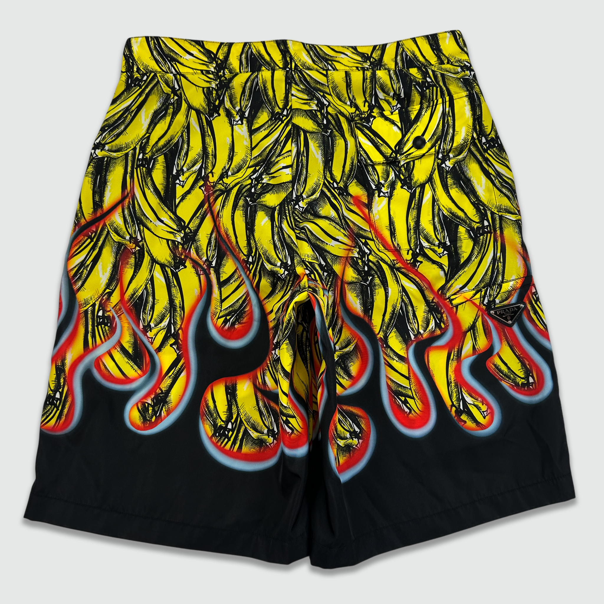 Prada Nylon Flame Shorts (L)