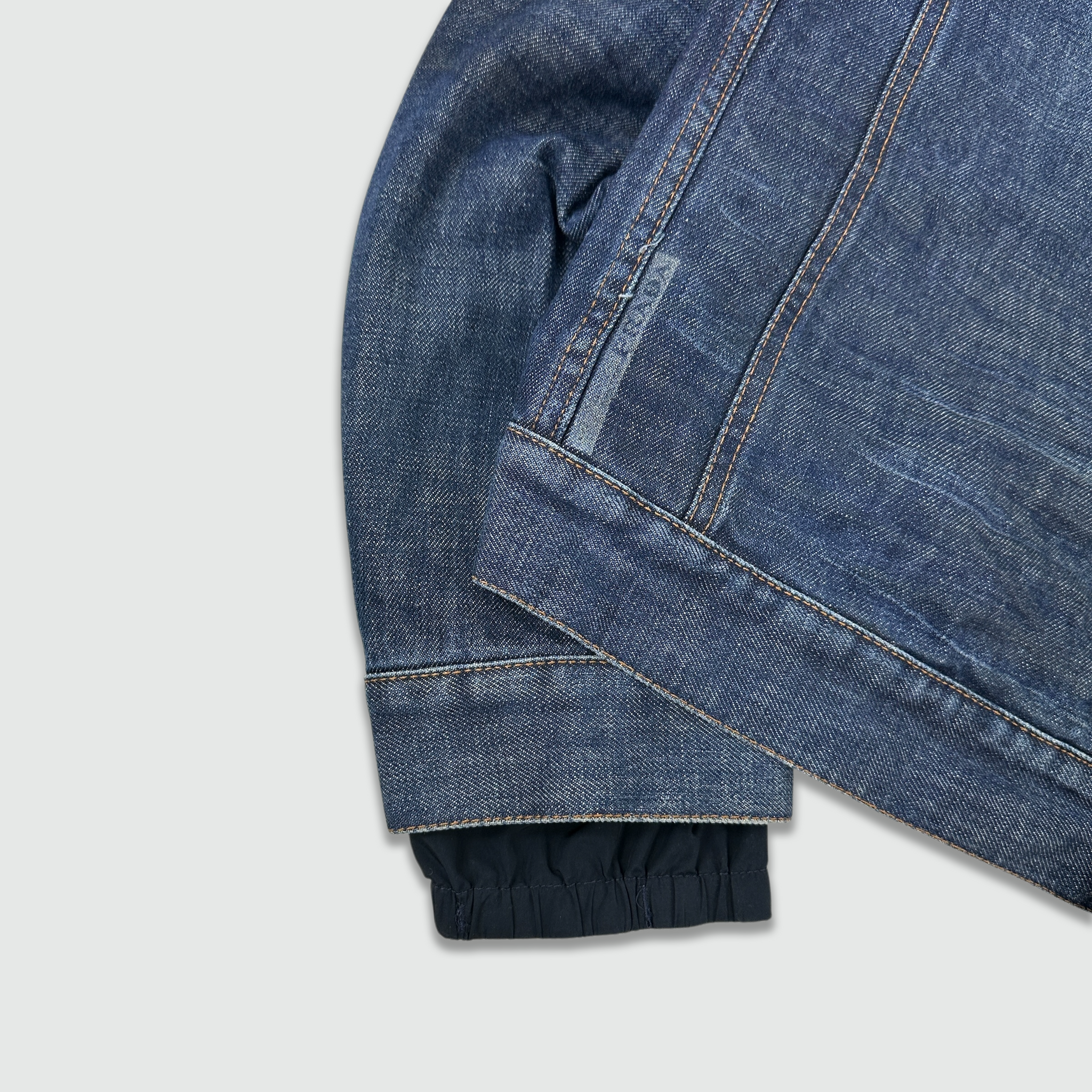 Prada Nylon Lined Denim Jacket (L)