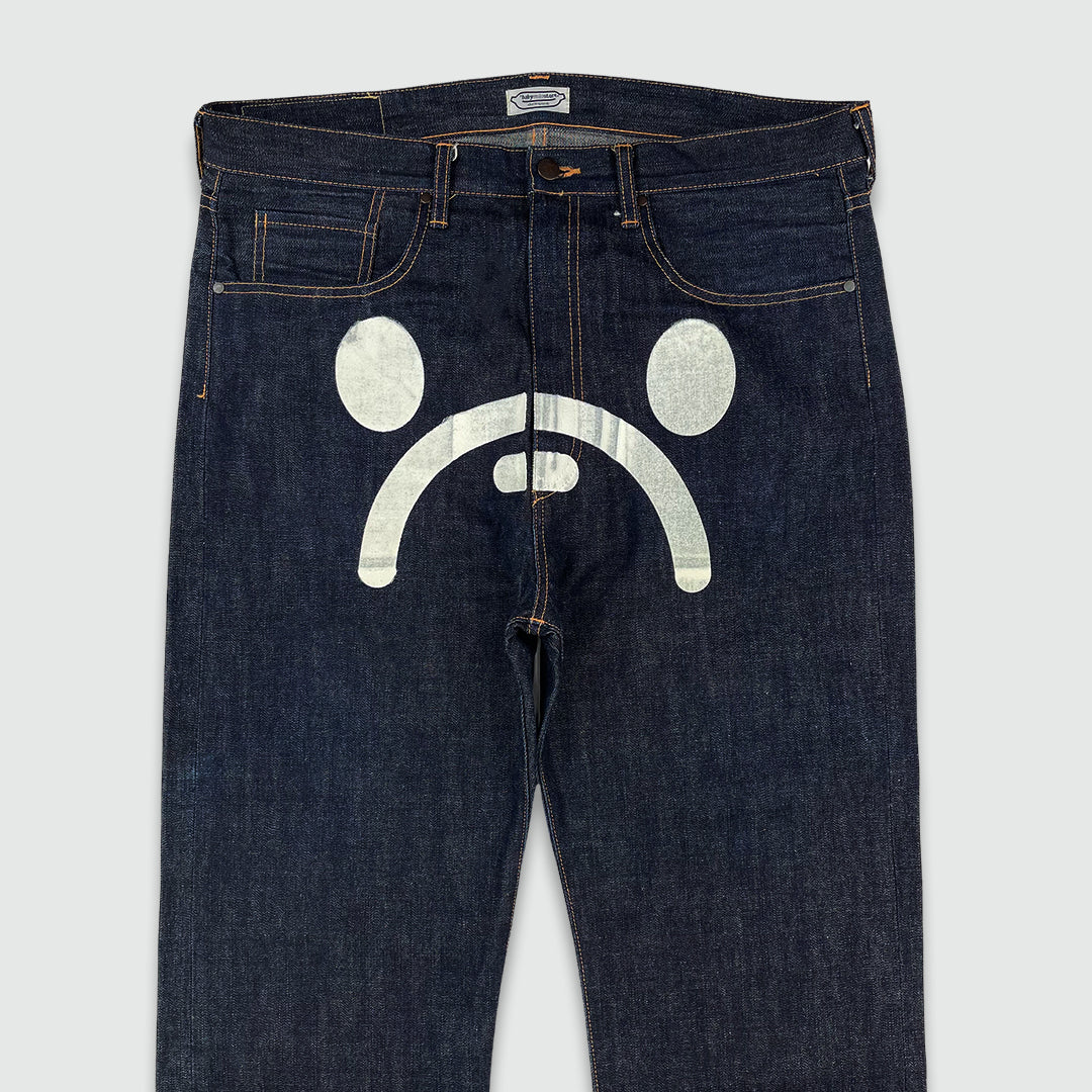 Bape Sad Face Jeans (W36 L34)
