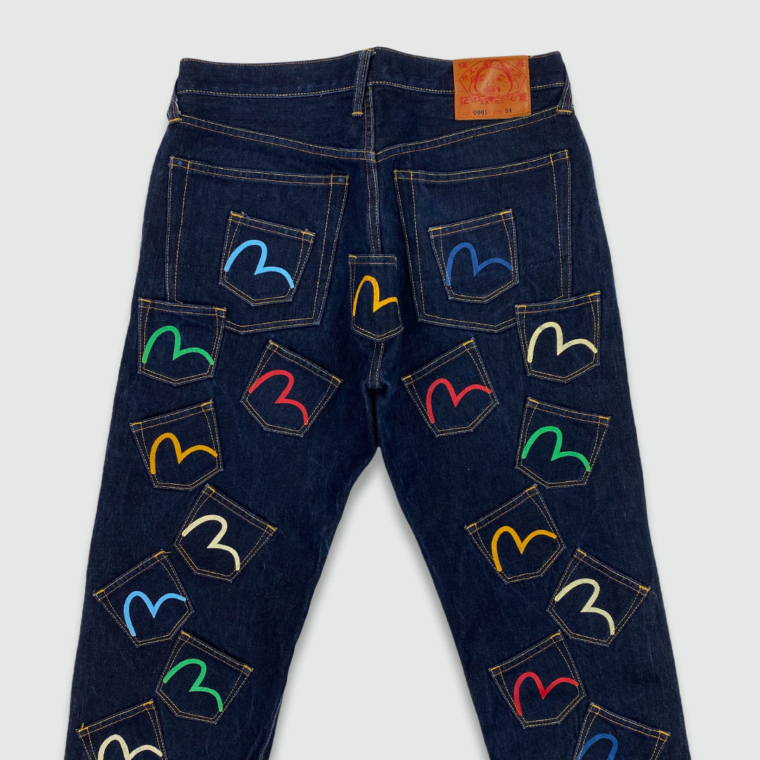 Evisu Multi Pocket Jeans (W34 L34)