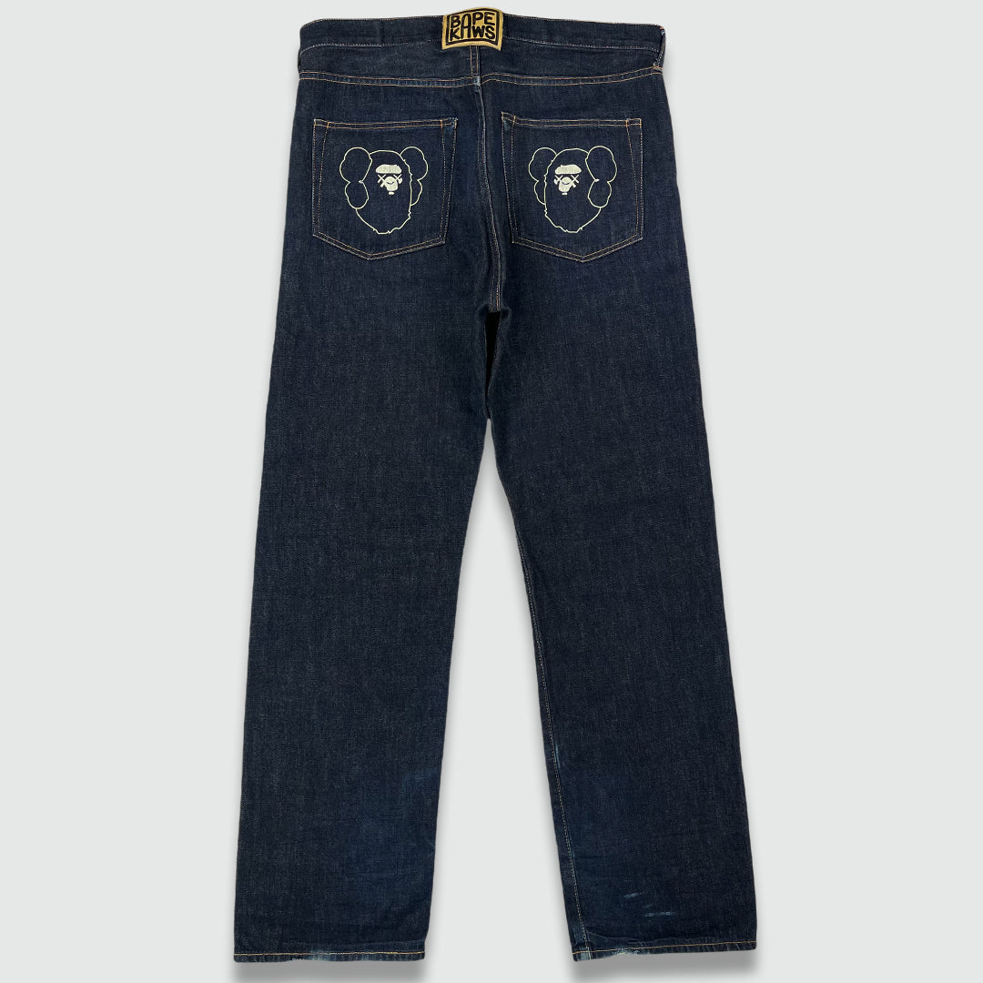 Bape x Kaws Jeans (W34 L32)