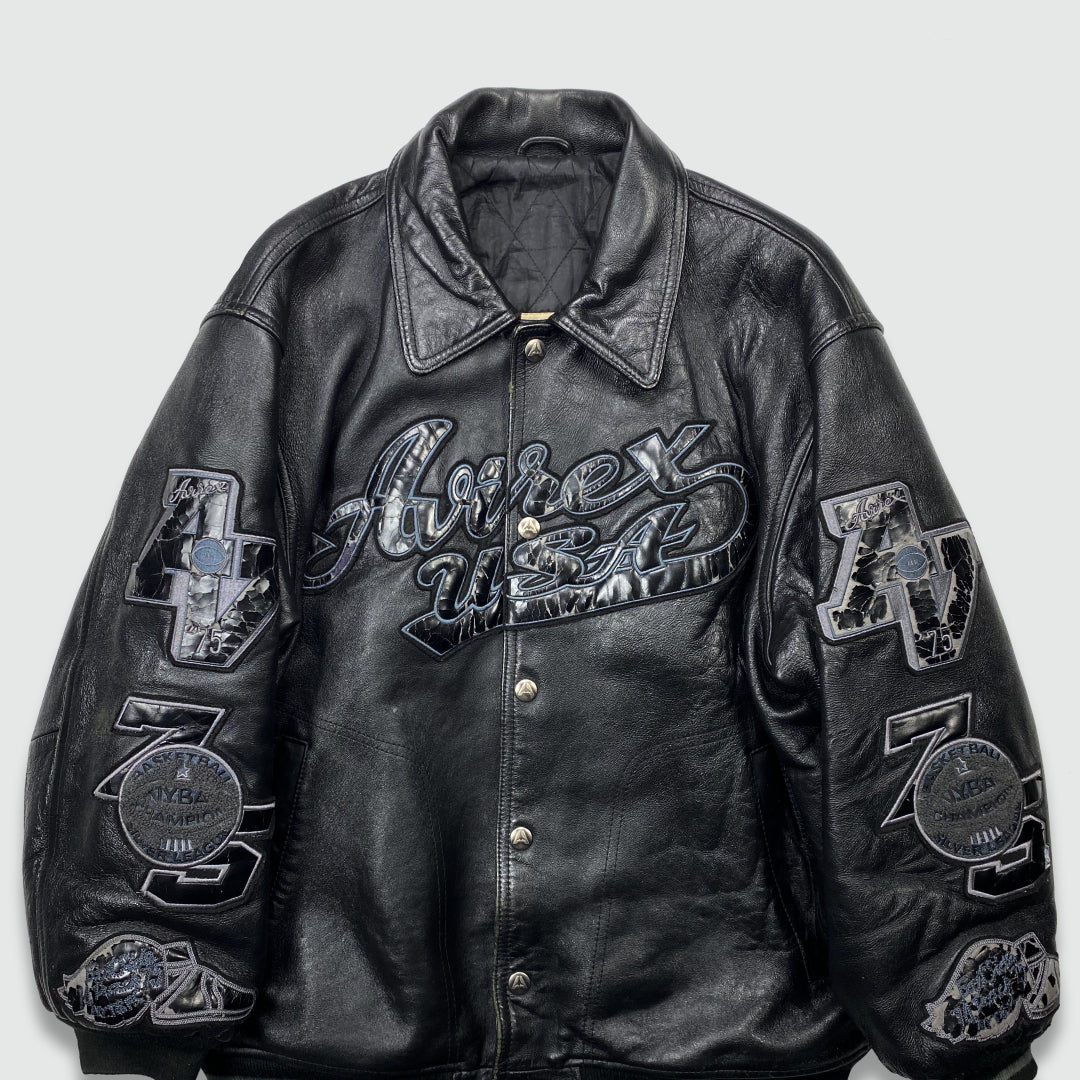 Vintage Avirex Leather Jacket (L)