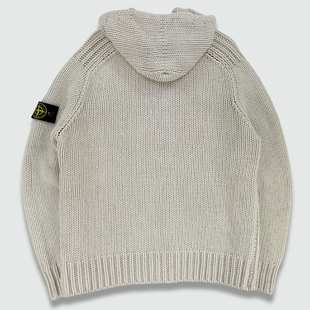 AW 2002 Stone Island Knit Hoodie (L)