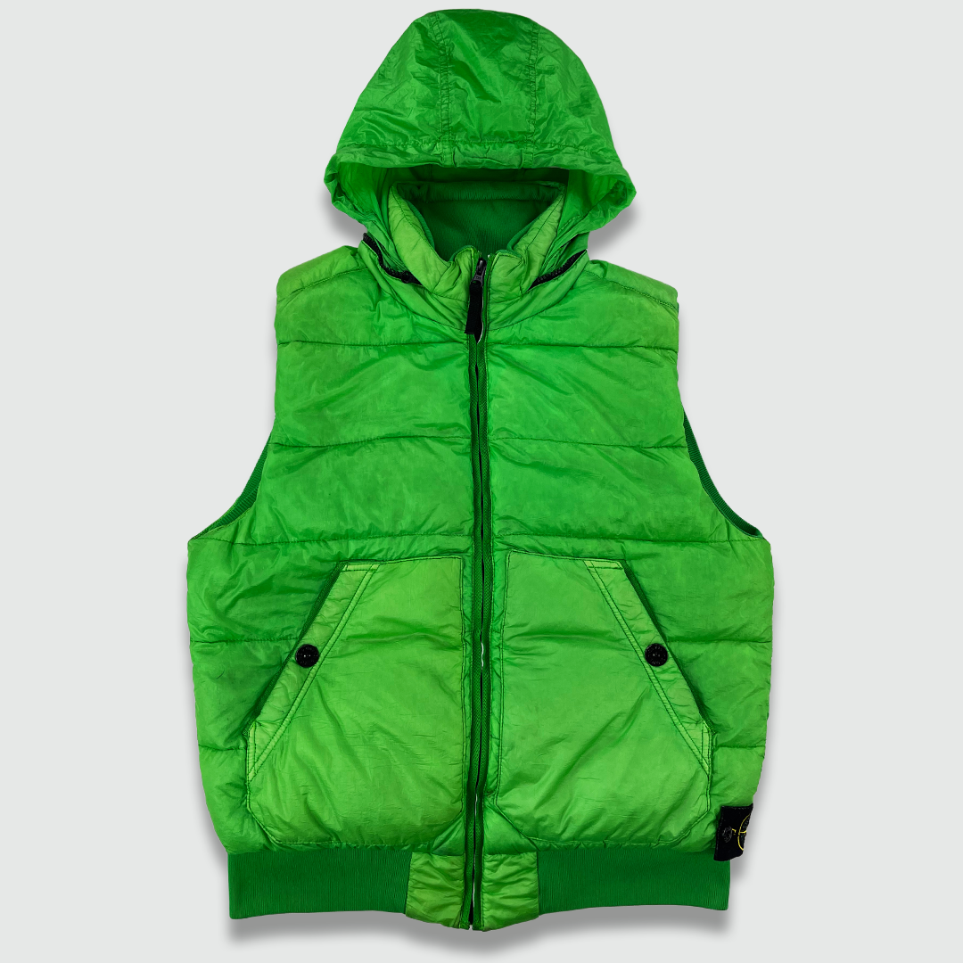 AW 2012 Stone Island Garment Dyed Down Gilet (M)