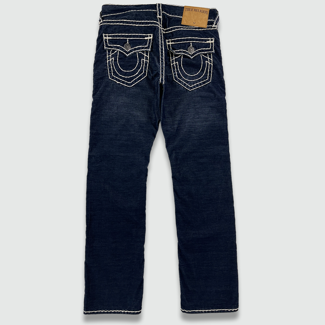 True Religion Big Stitch Micro Cord Jeans (W32 L34)