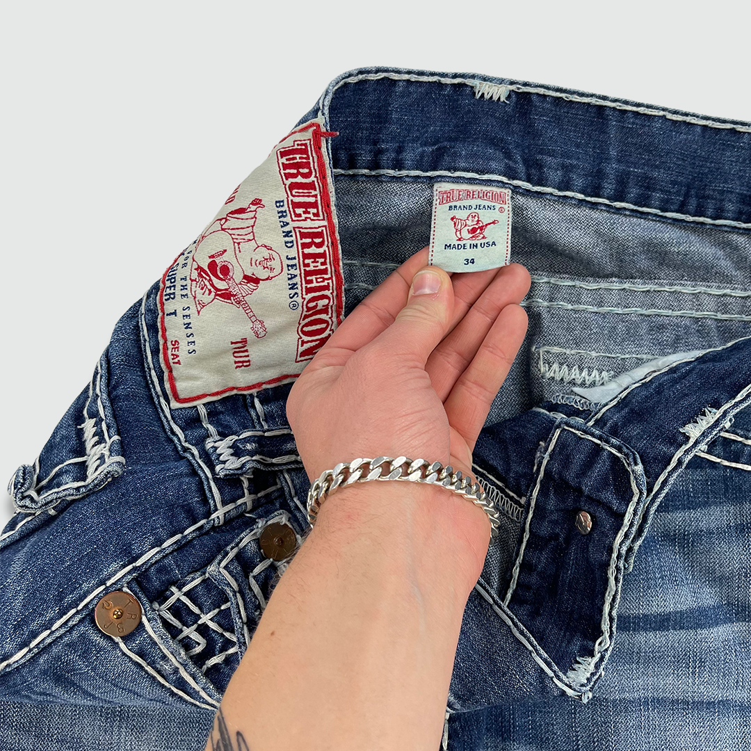 True Religion Big Stitch Jeans (W34 L34)