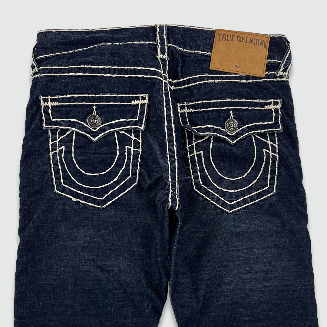 True Religion Big Stitch Micro Cord Jeans (W32 L34)