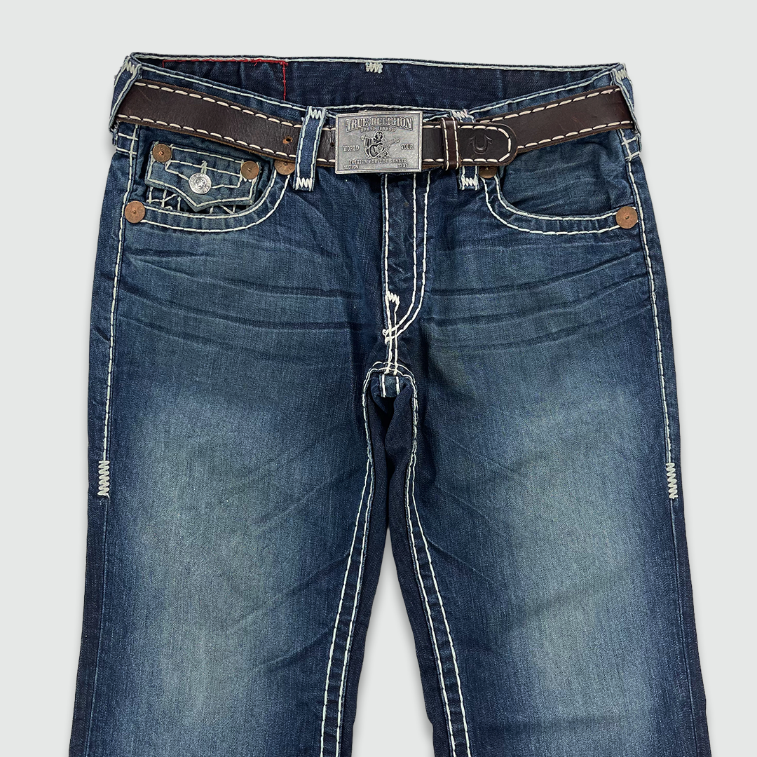 True Religion Big Stitch Belt