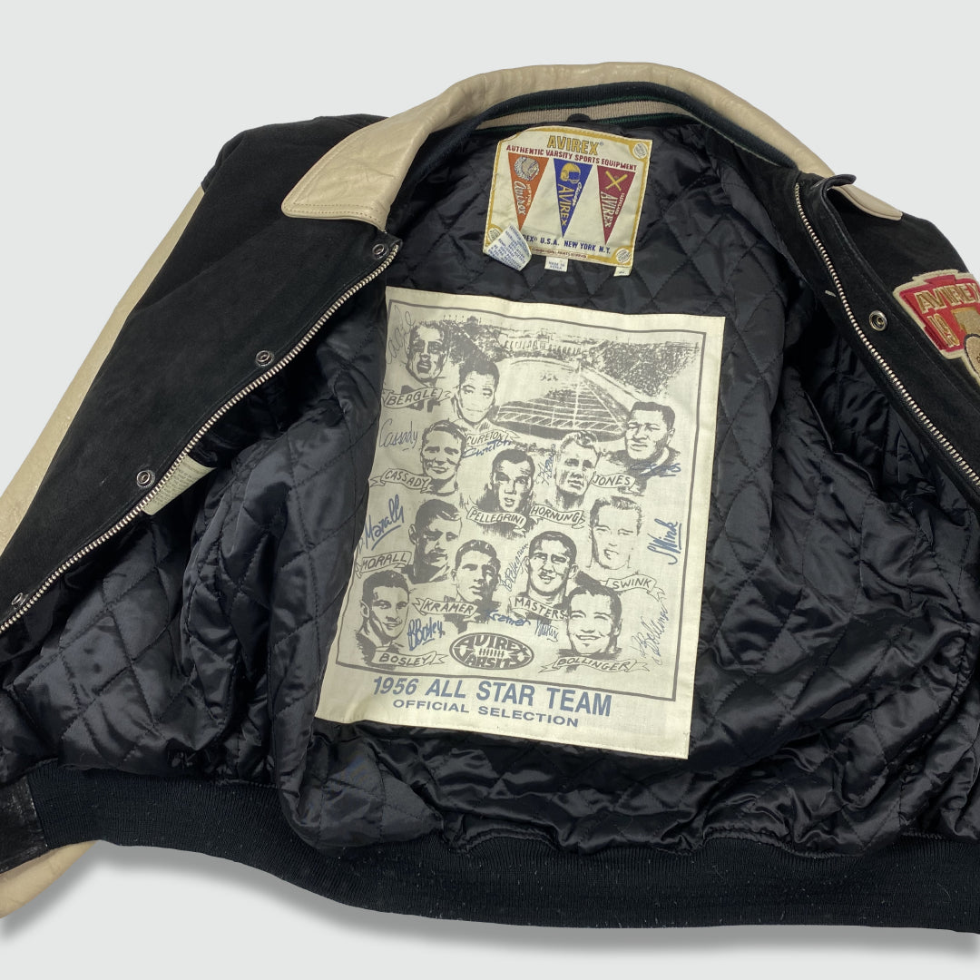 Vintage Avirex Leather / Suede Jacket (L)