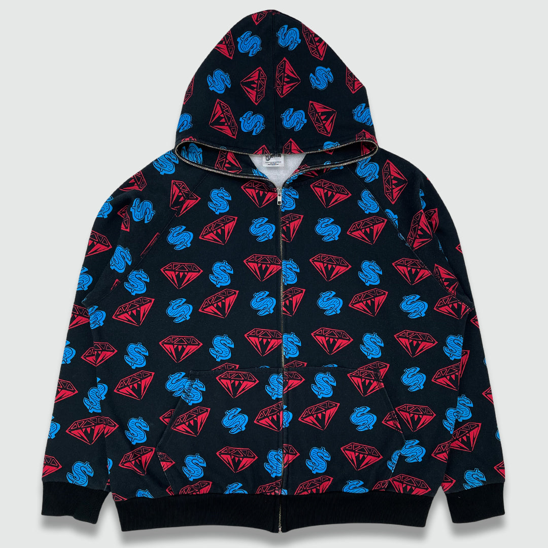 Bbc diamonds and dollars hoodie Clearance