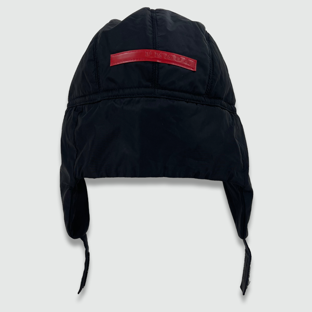 Prada Sport Nylon Trapper Hat