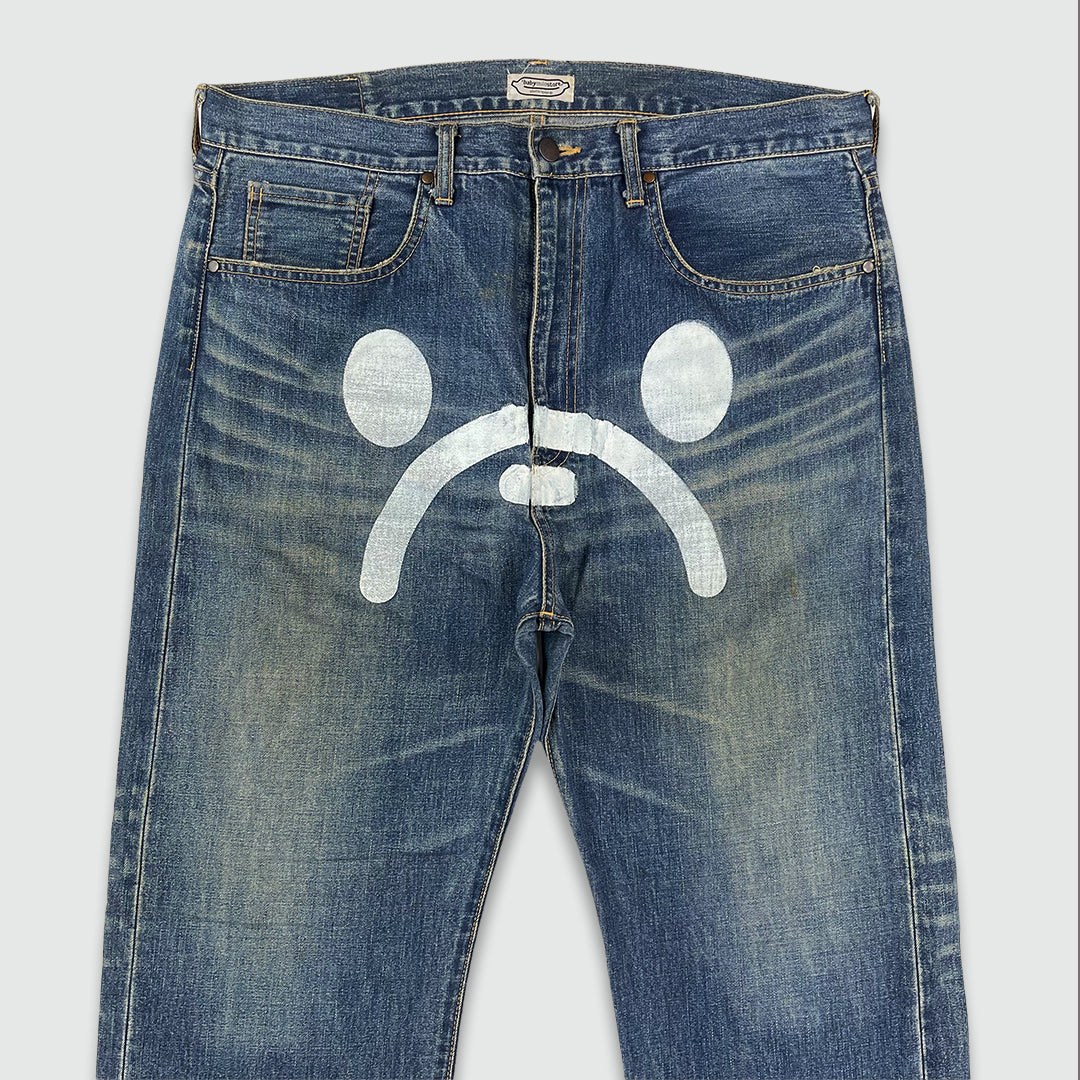 Bape Sad Face Jeans (W36 L33)