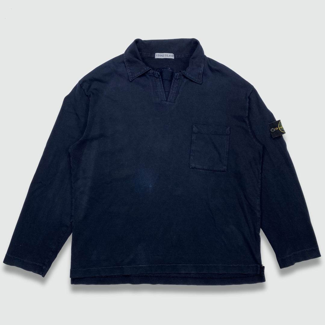 SS 1999 Stone Island Collared Sweatshirt (XL)