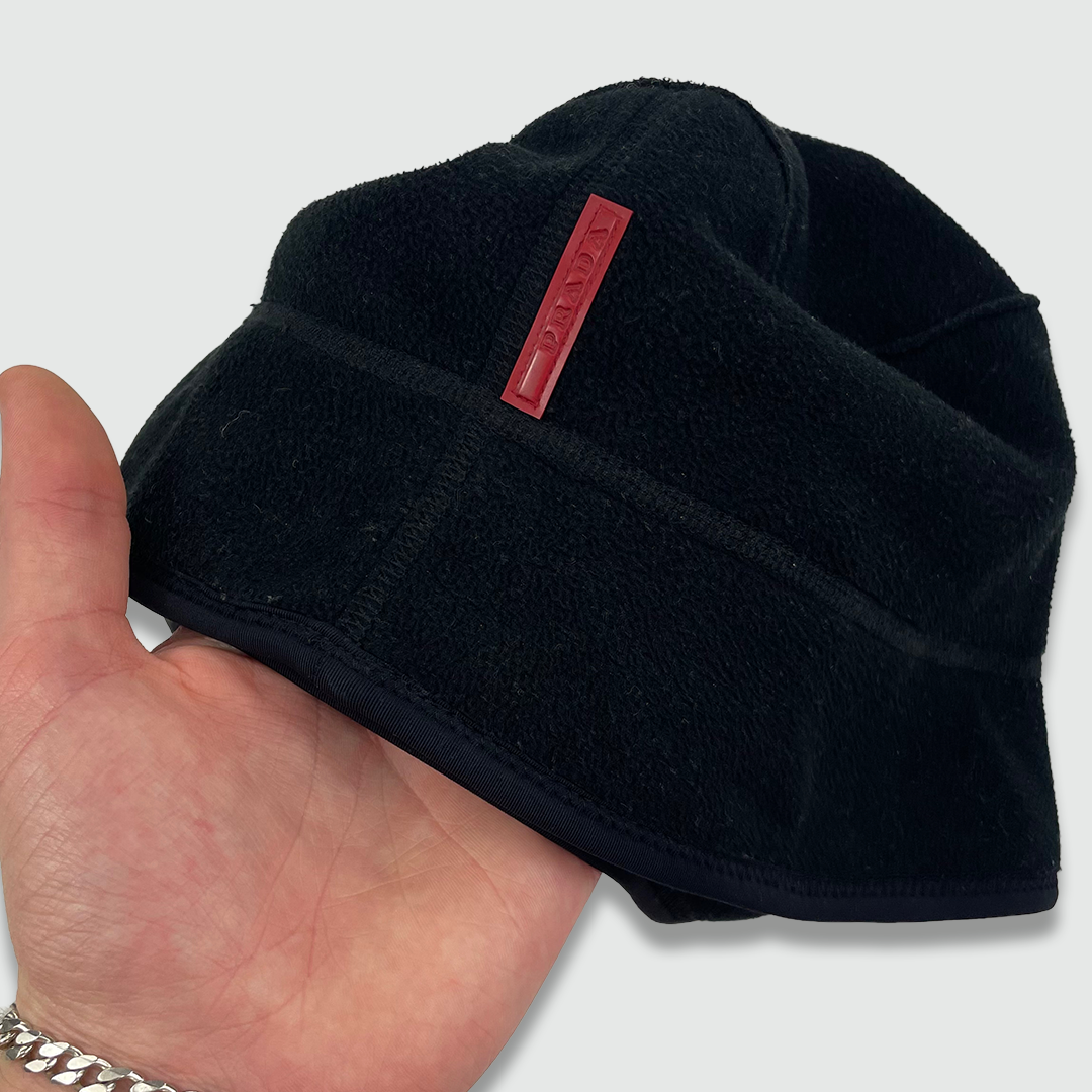 Prada Sport Fleece Trapper Bucket Hat