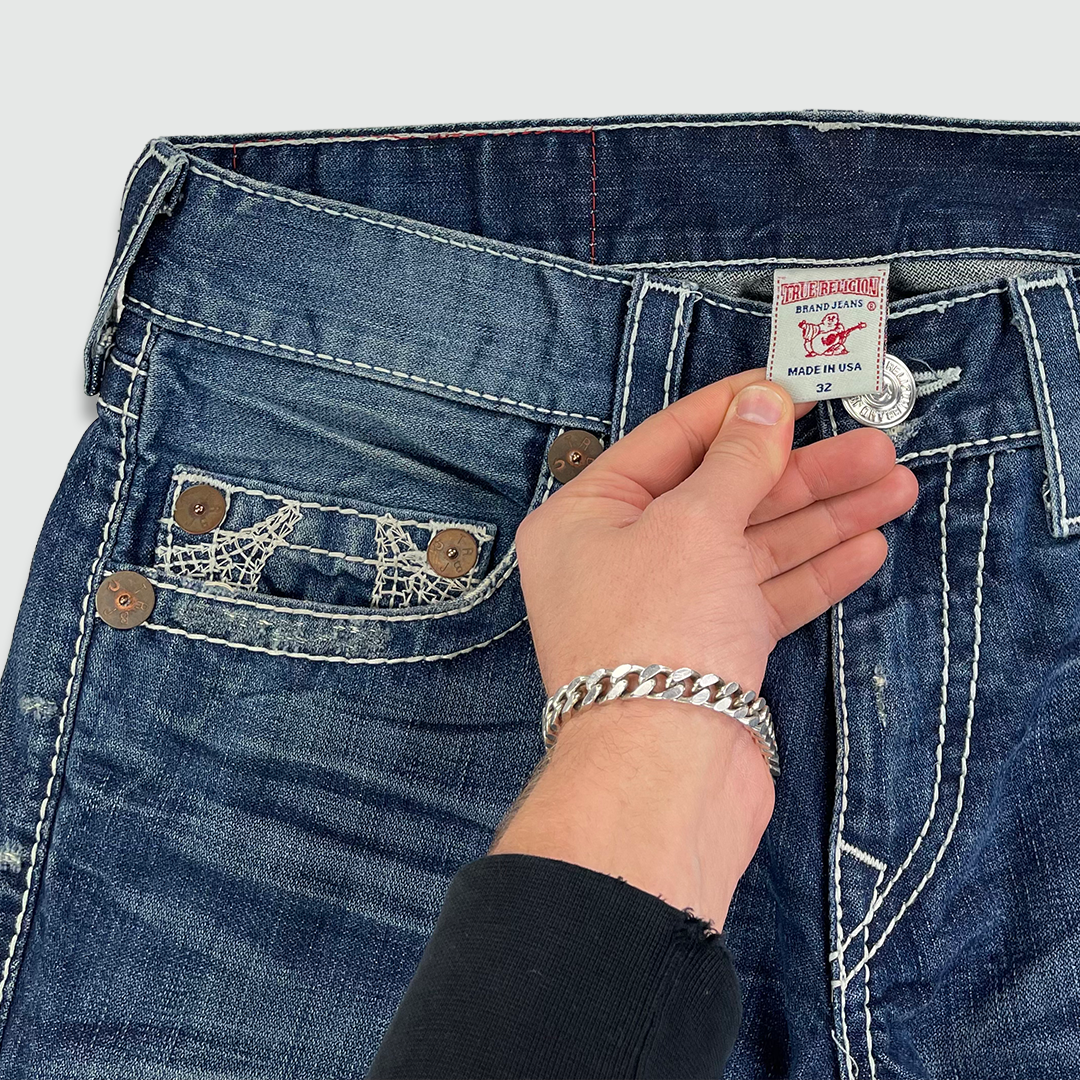 True Religion Web Stitch Jeans (W32 L34)