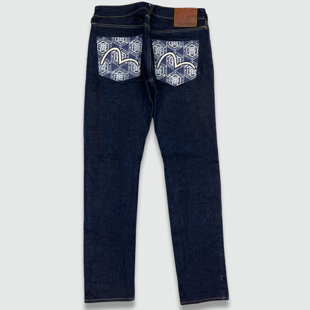 Evisu Pattern Gull Jeans (W32 L32)