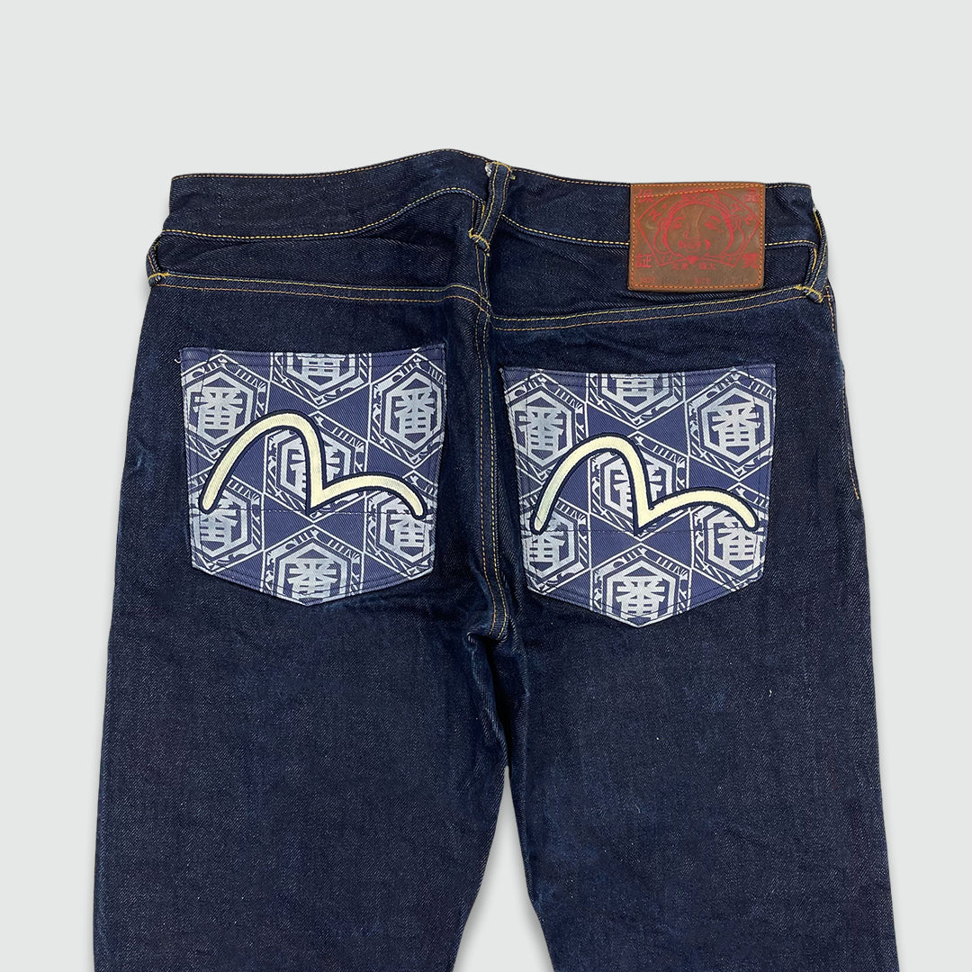 Evisu Pattern Gull Jeans (W32 L32)