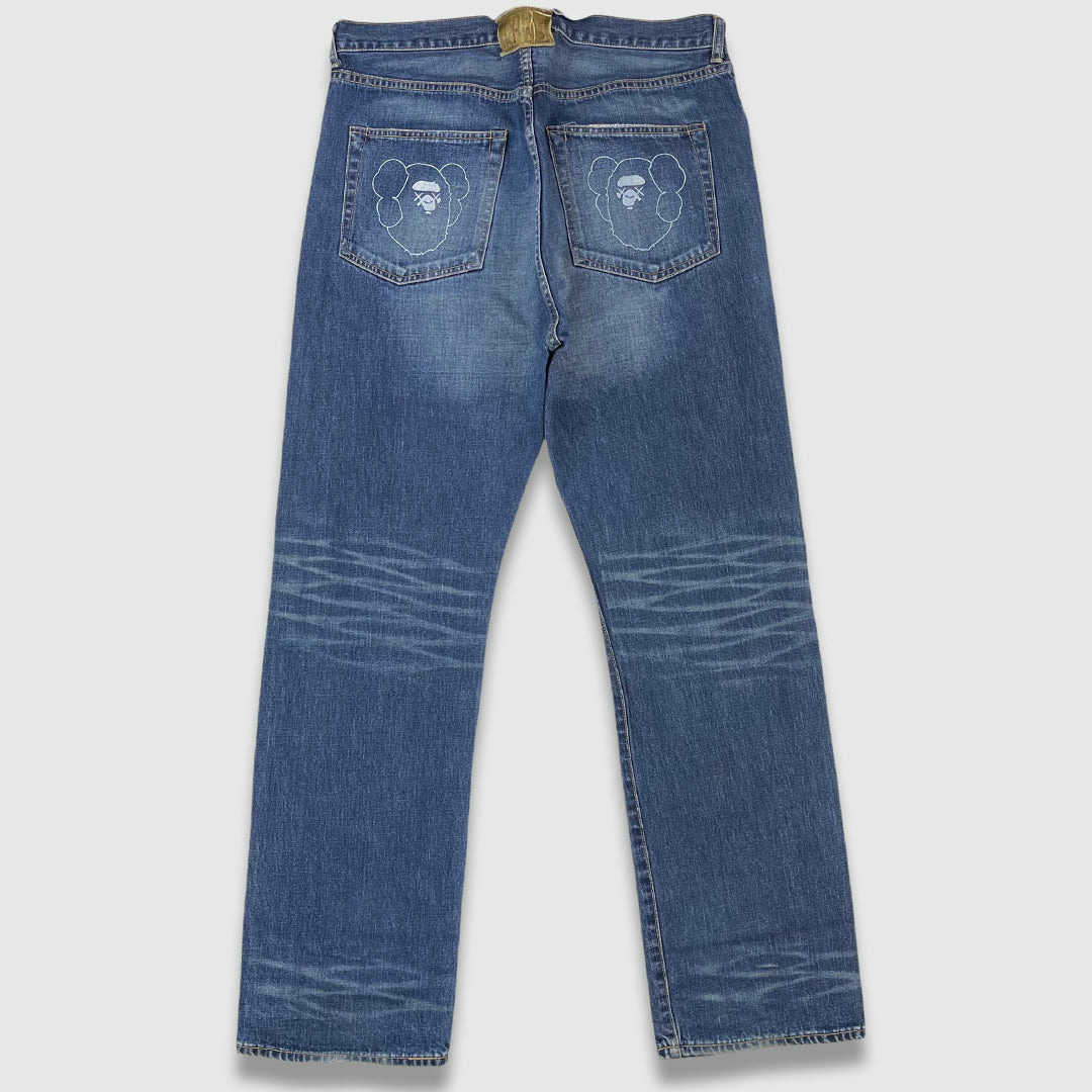Bape x Kaws Jeans (W34 L32)