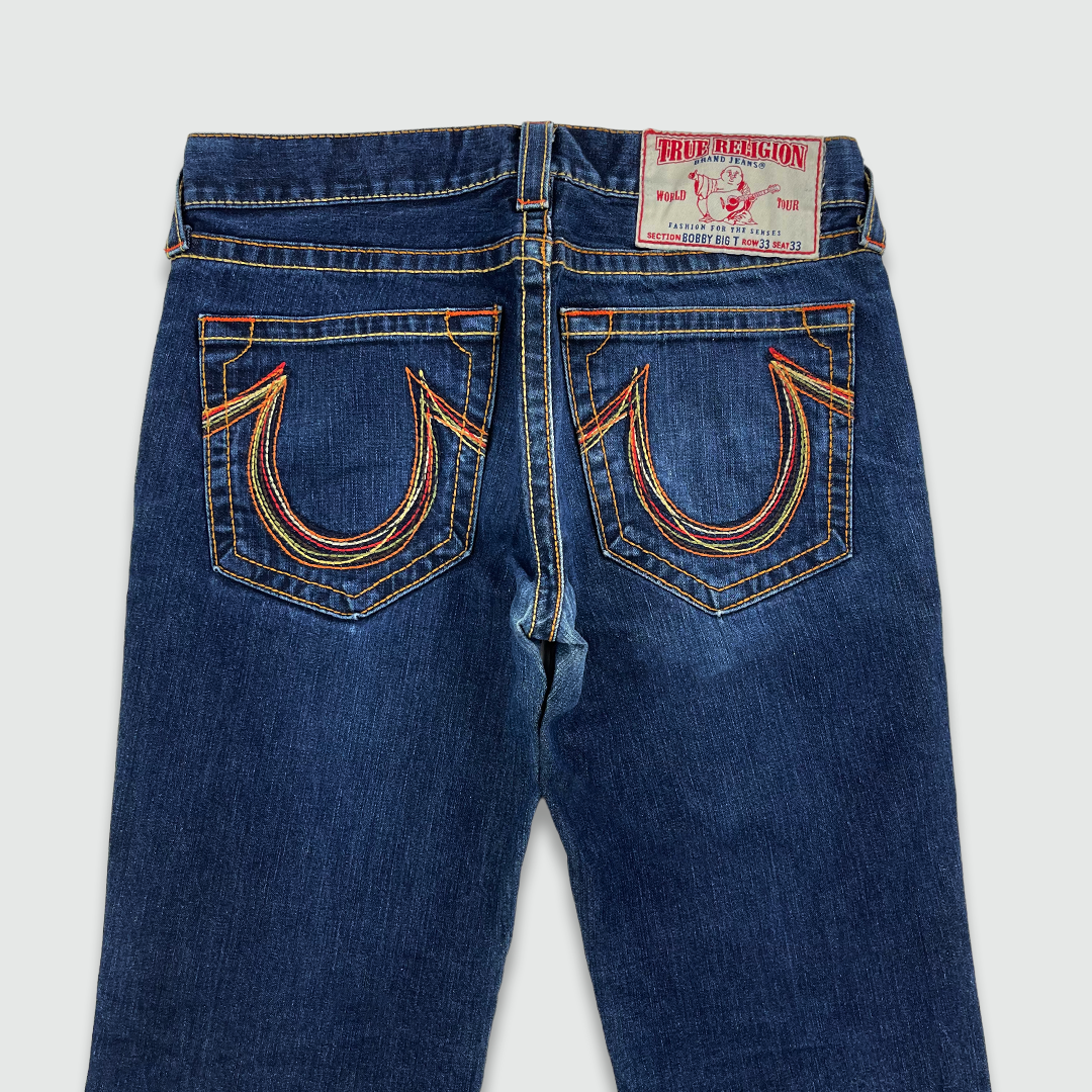 True Religion Rainbow Stitch Jeans (W34 L34)