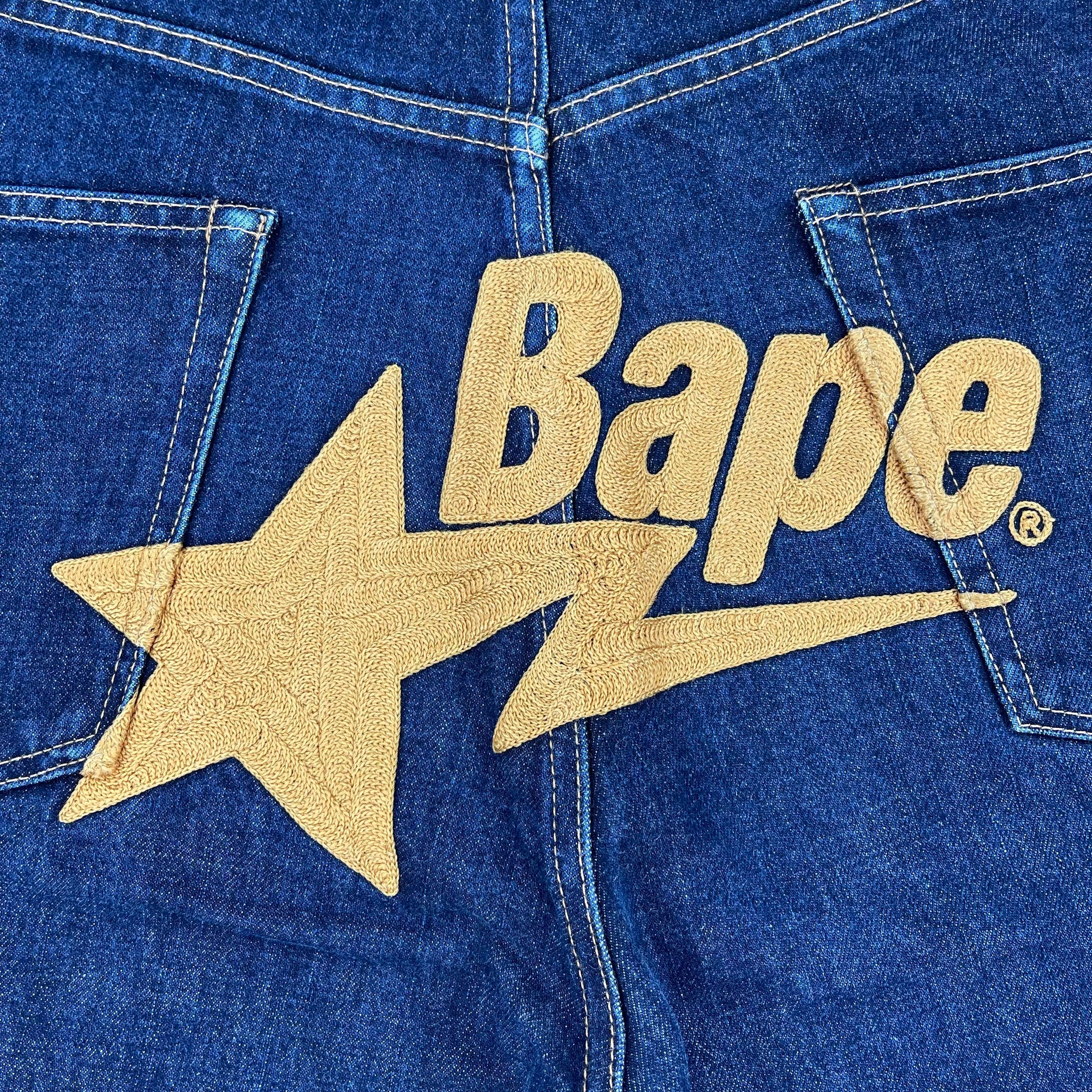Bape Sta Denim Shorts (W34)