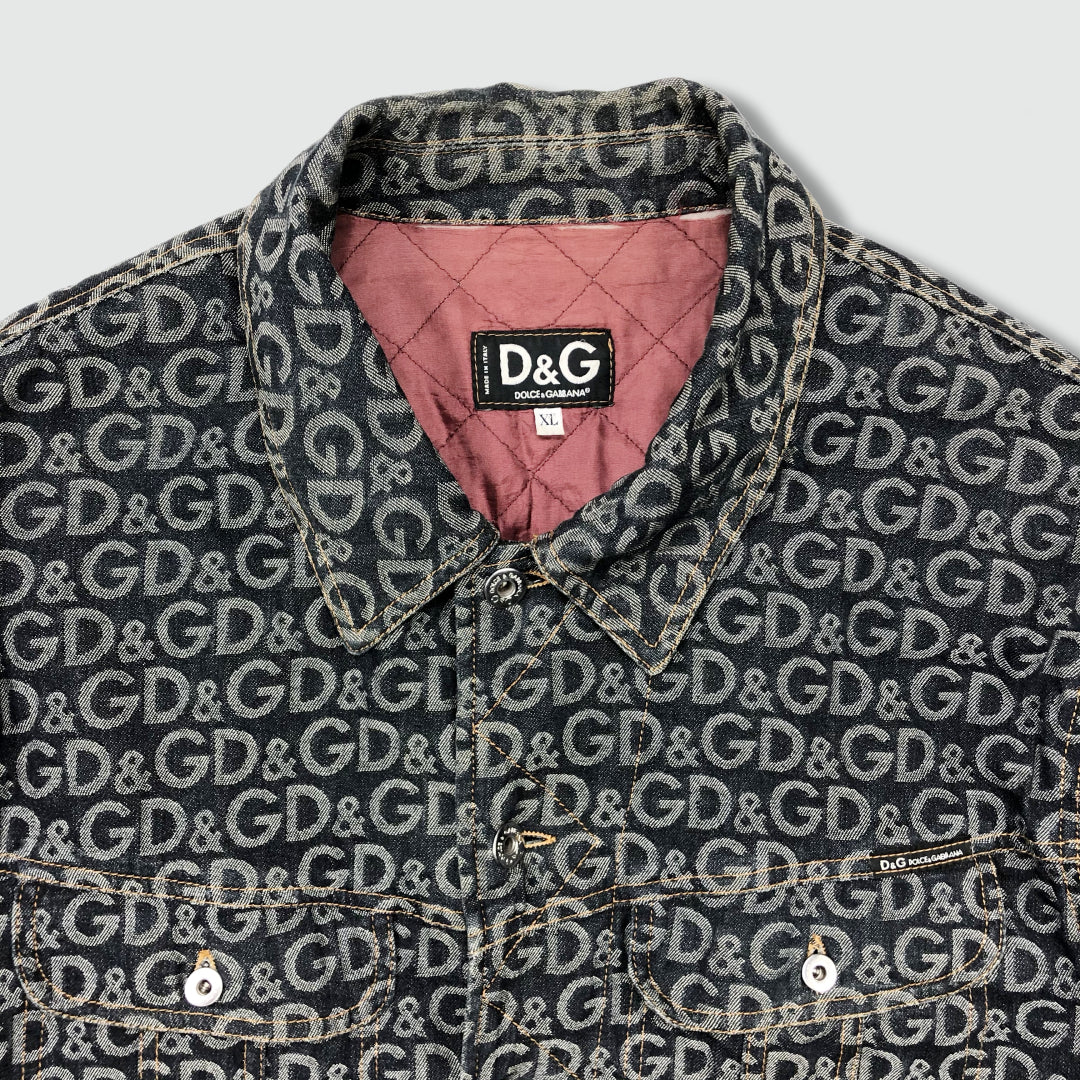 D&G Monogram Denim Jacket (M)