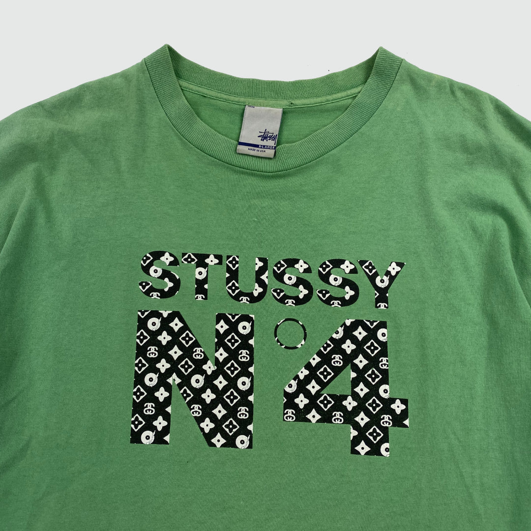 vintage stussy monogram shirt