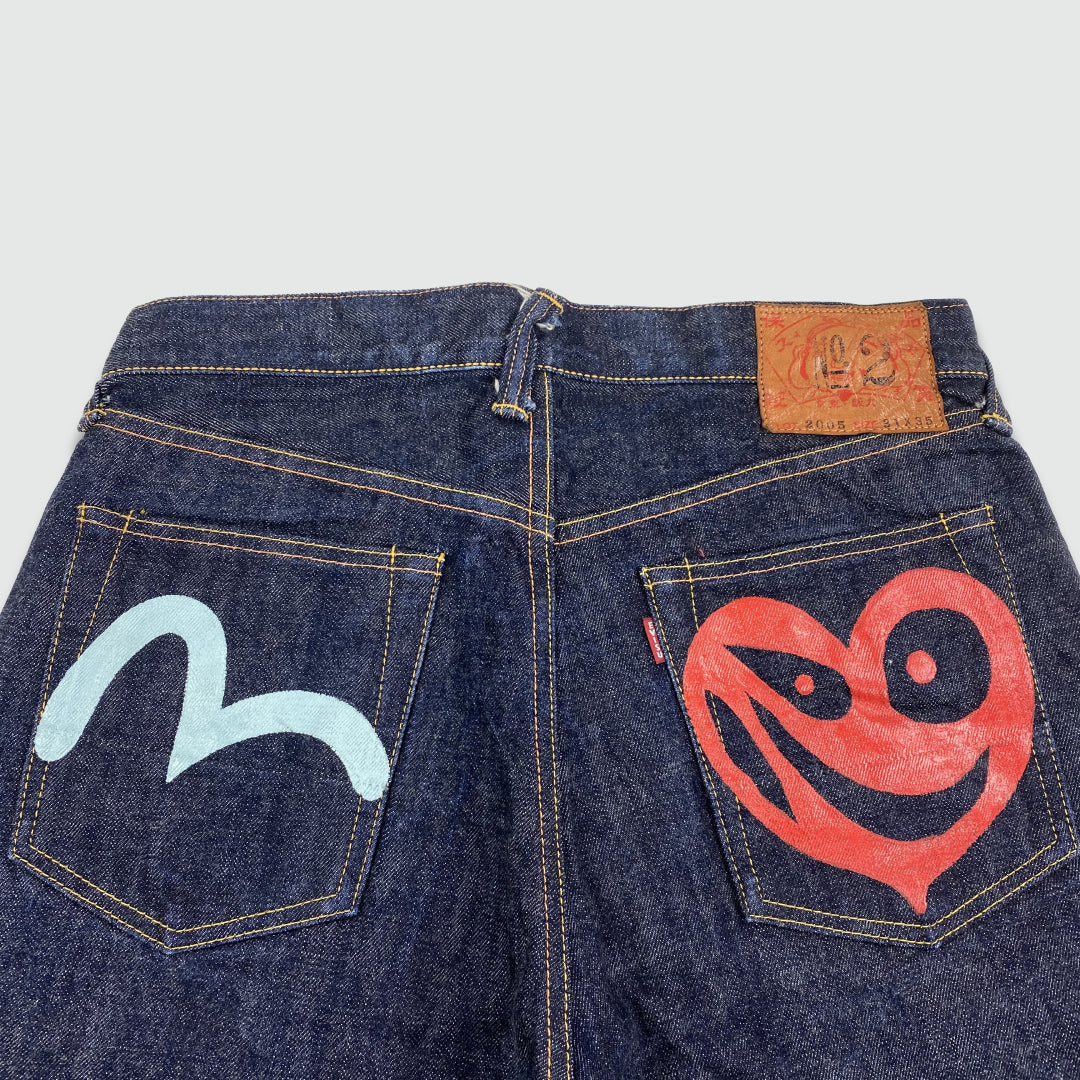Evisu Gull & Heart Jeans (W32 L33)