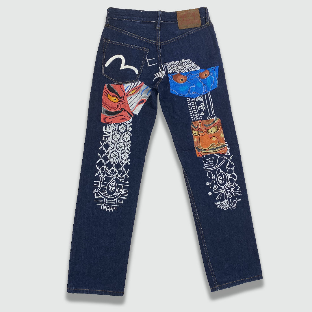 Evisu Demon Embroidered Daicock Jeans (W30 L30)