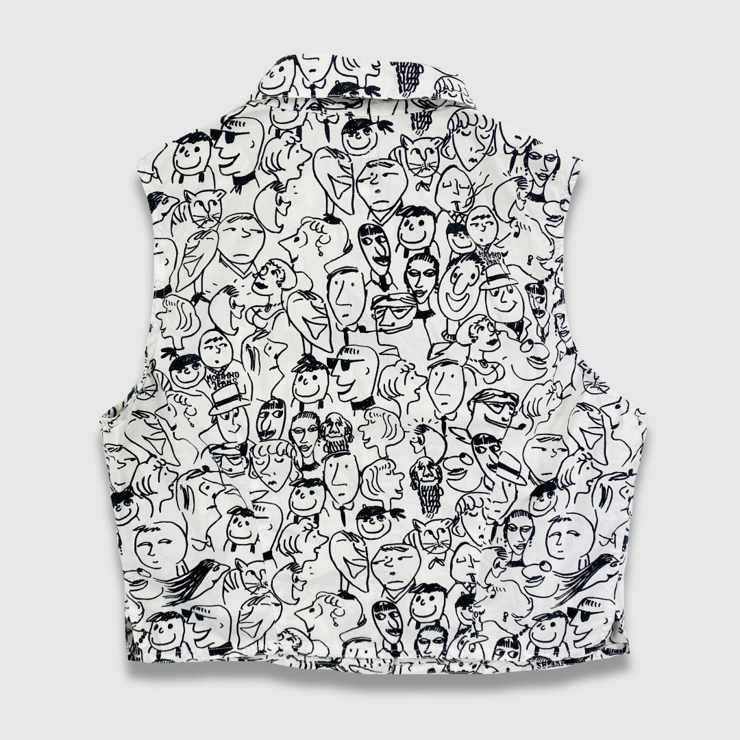 Moschino Cartoon Print Shirt (S)