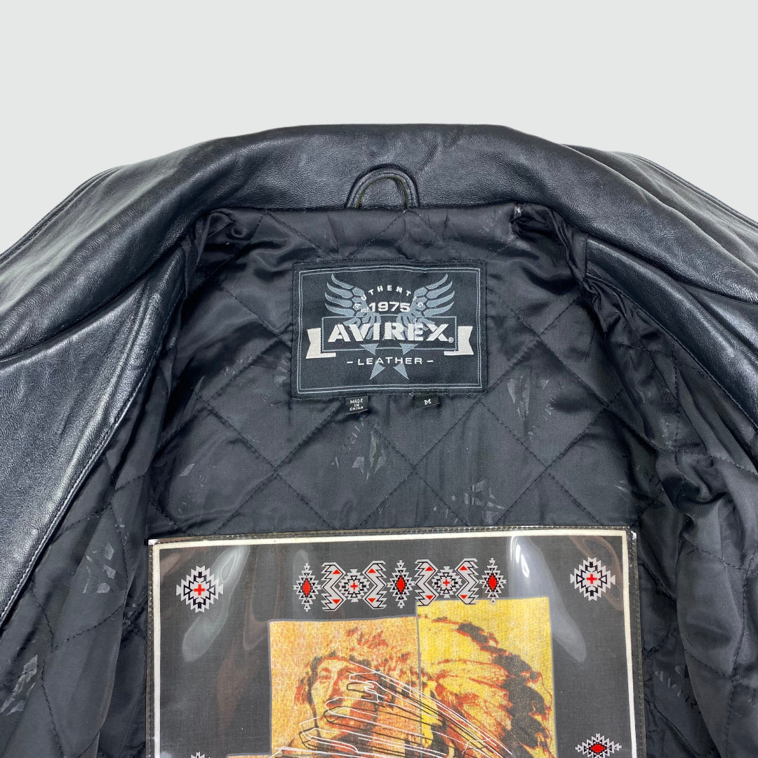 Avirex Leather Jacket (M)