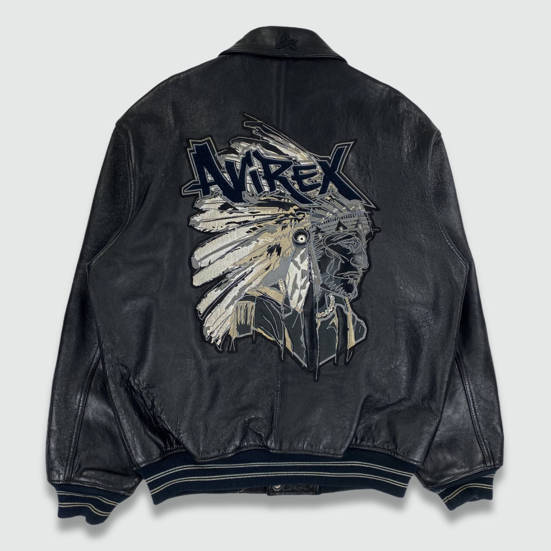 Avirex Leather Jacket (M)