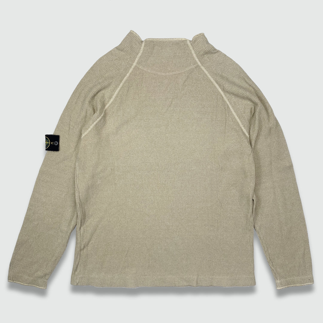 SS 2003 Stone Island Ribbed Sweatshirt (L)