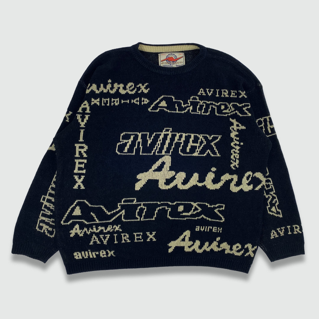 90's Avirex Varsity Knit