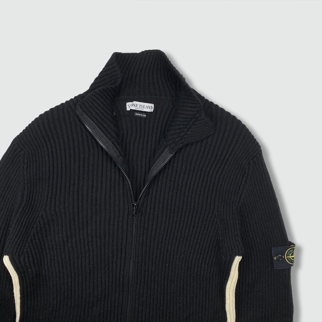 AW 2004 Stone Island Lana Wool Zip Up (XL)