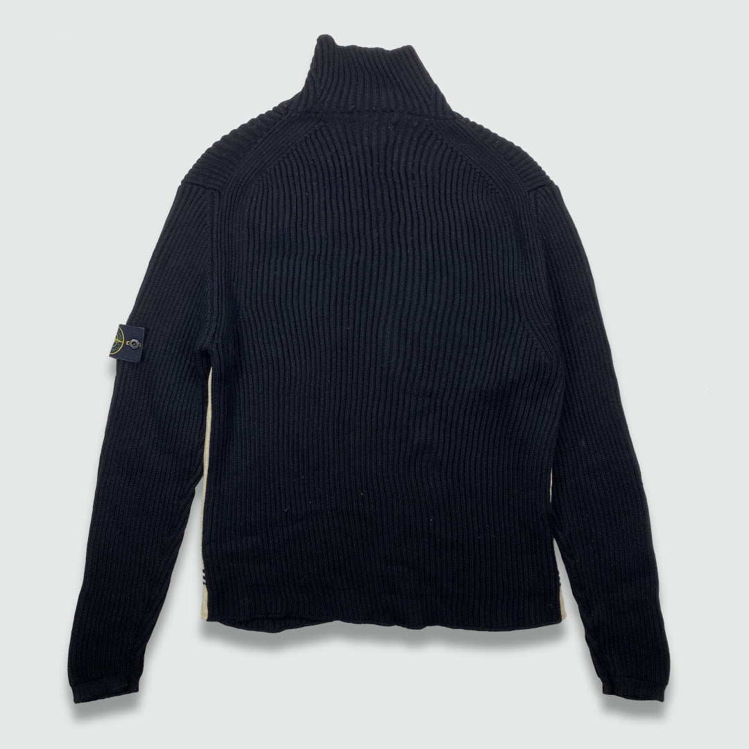 AW 2004 Stone Island Lana Wool Zip Up (XL)