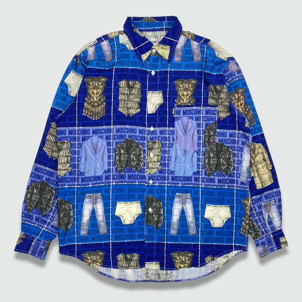 Moschino Jeans All Over Print Shirt (XL) – PASTDOWN
