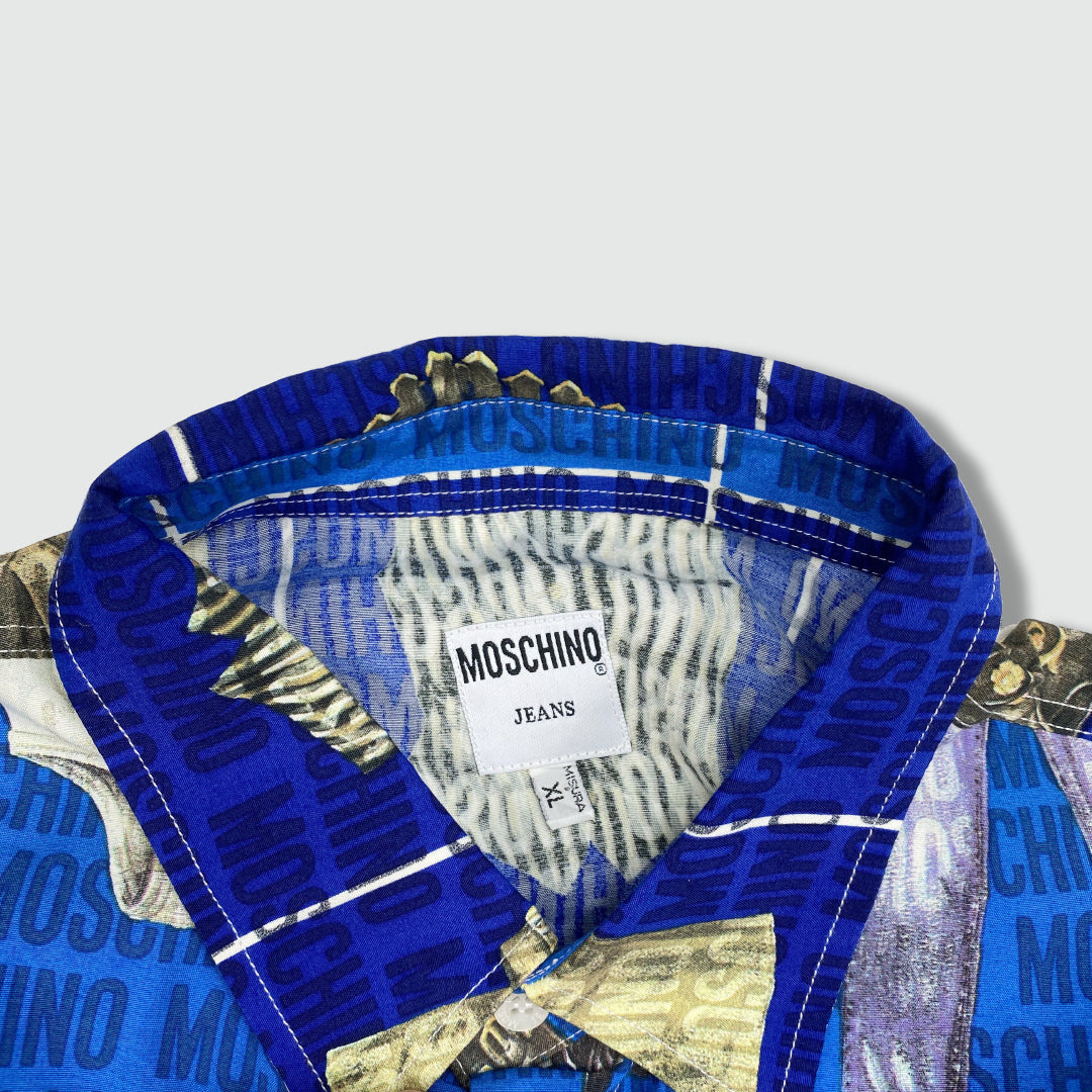 Moschino Jeans All Over Print Shirt (XL)