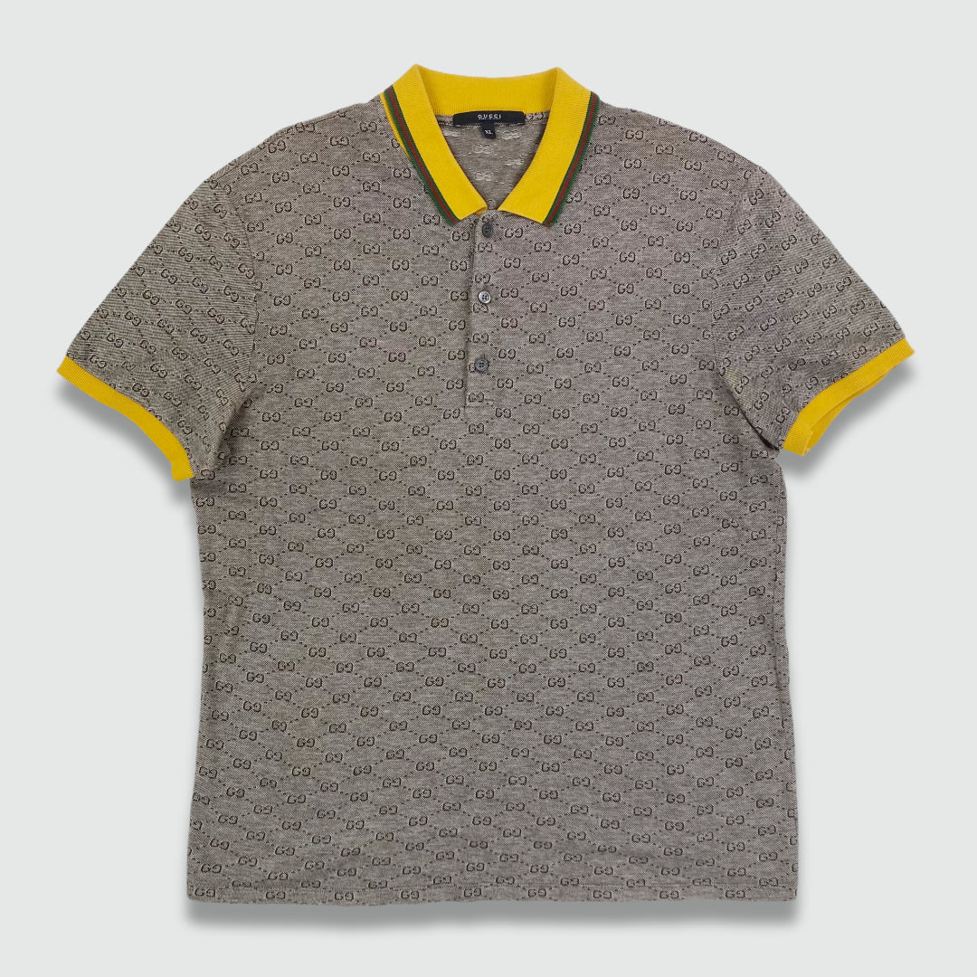 Gucci Monogram Polo Shirt (L)