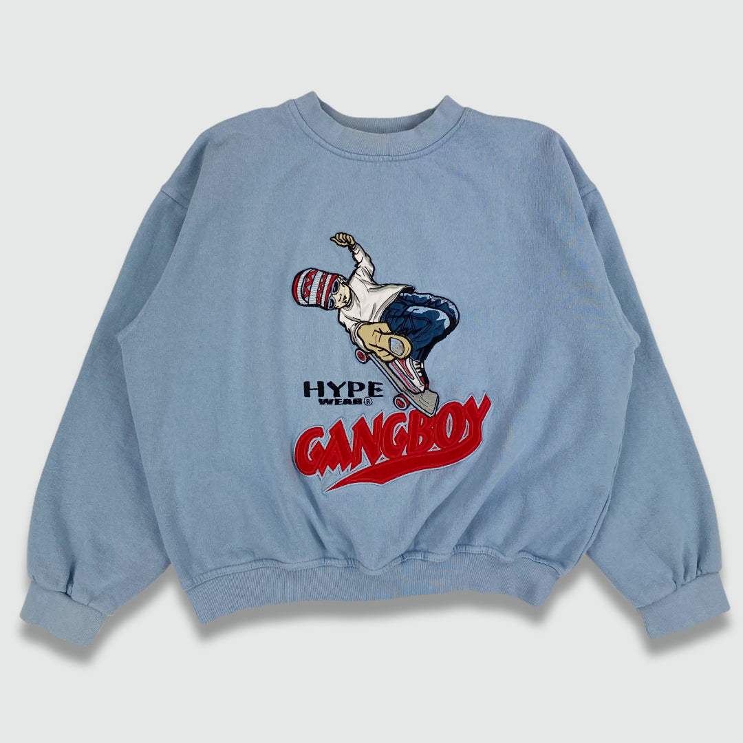 Y2K 'Gang Boy' Hype Wear Sweatshirt (Women's S)