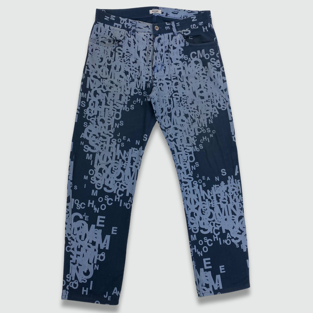 Moschino 'Cryptography' Jeans (W36 L34)