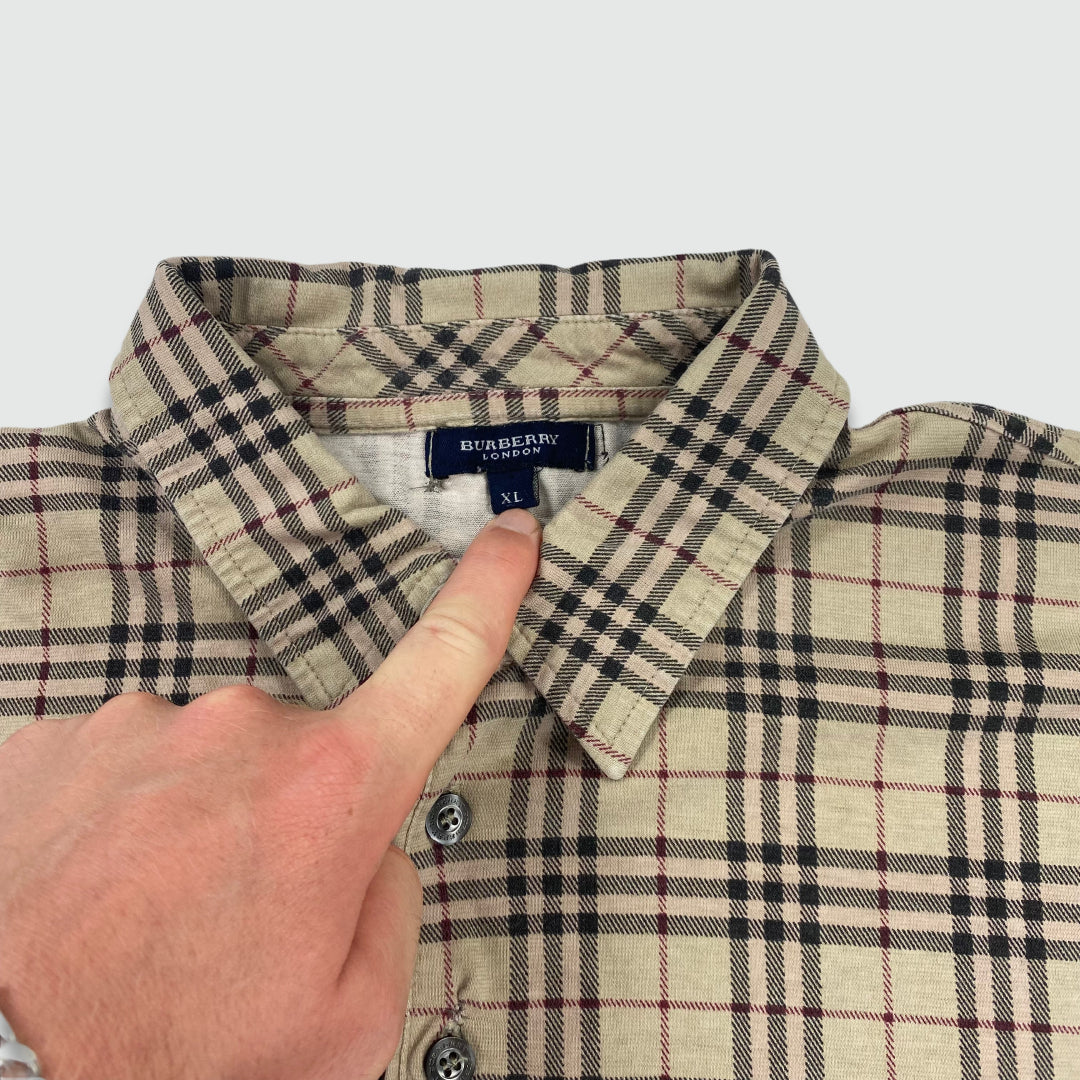 Burberry Nova Check Polo Shirt (L)