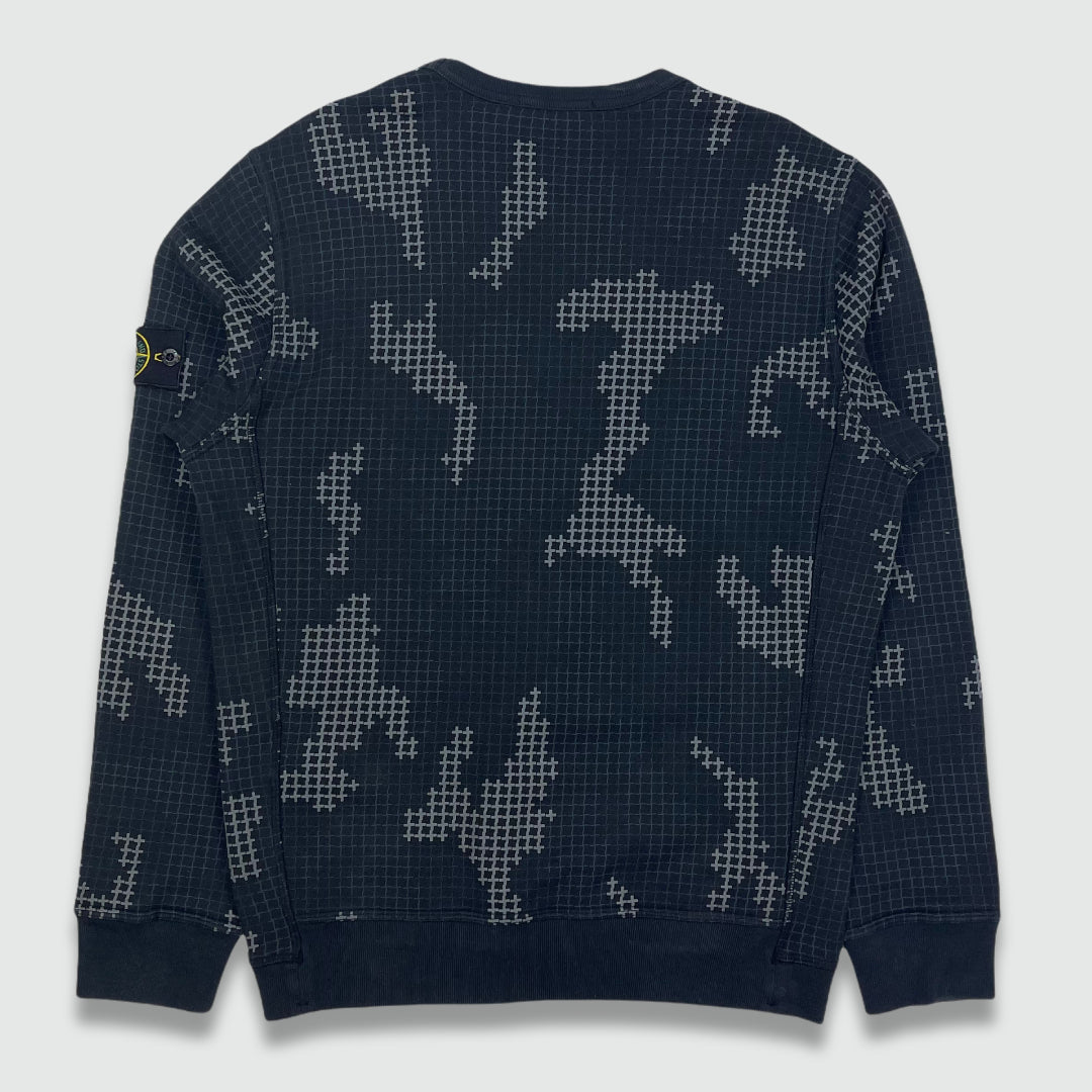AW 2017 Stone Island Grid Camo Sweatshirt (M) – PASTDOWN
