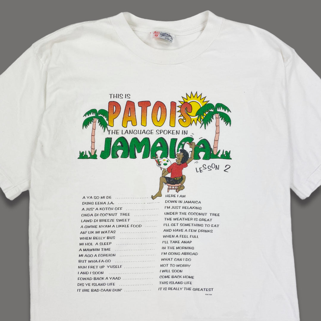 90s Jamaica Patois T Shirt (M)